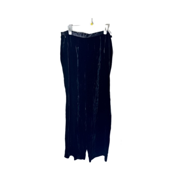 Talbots Midnight Black Wide Leg Pants - Picture 1 of 3